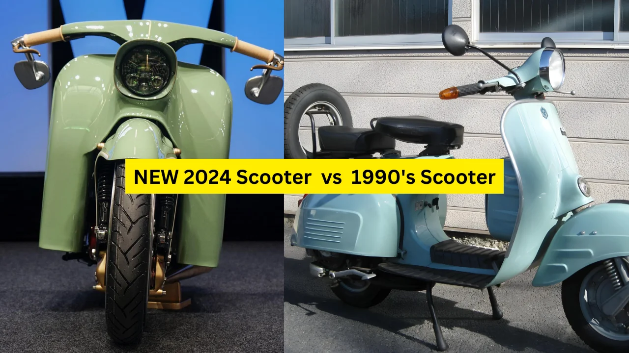 NEW 2024 Scooter vs 1990's Scooter