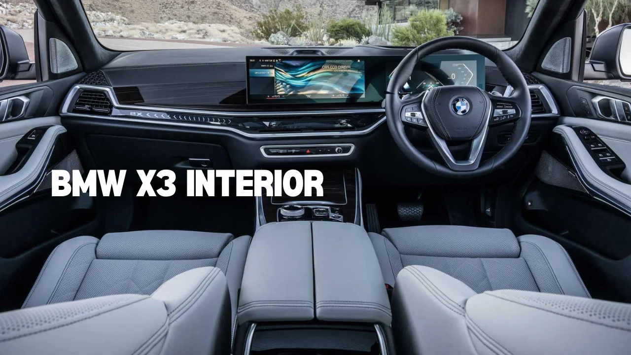 New BMW X3 2024 Interior