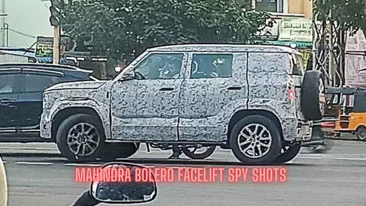 Mahindra Bolero Facelift spy shots